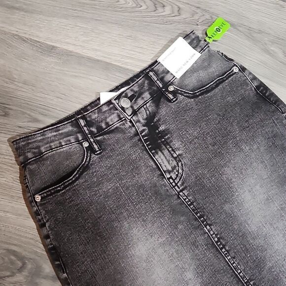 NWT Marc NY Black Washed Maxi Denim Skirt - Picture 2 of 6